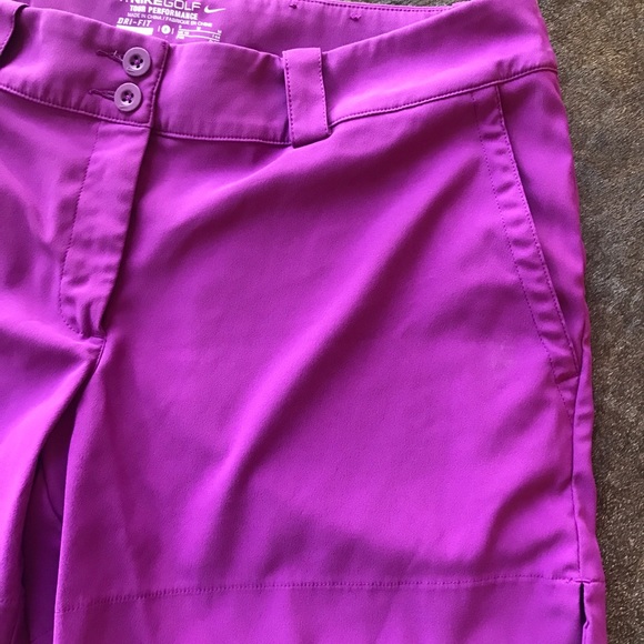 Nike Golf Purple Shorts Size M 8 - Picture 3 of 6